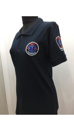 YENİ Paramedik Bayan Kısa Kol T-Shirt Lacivert