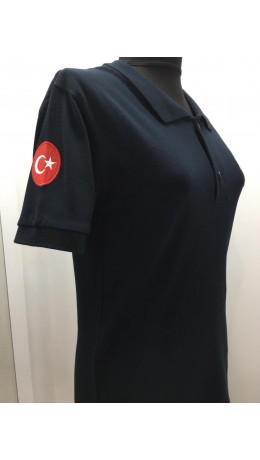 YENİ Paramedik Bayan Kısa Kol T-Shirt Lacivert