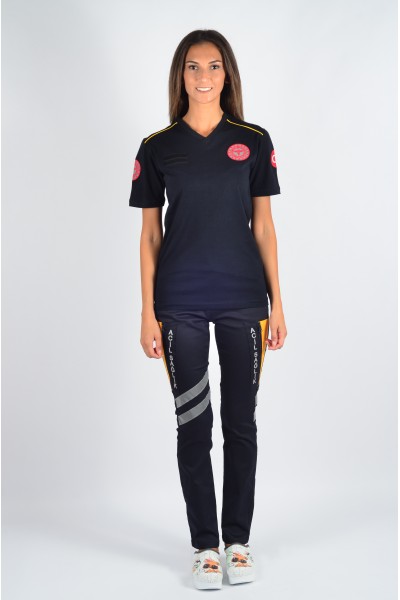 Penye 112 Bay Bayan Kısa Kollu T-Shirt 