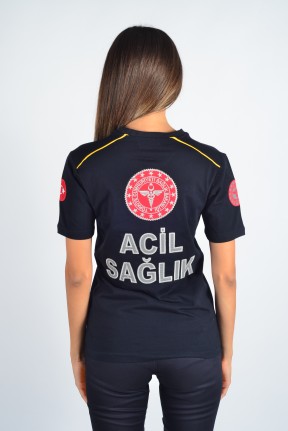 Lakost 112 Bay Bayan Kısa Kollu T-Shirt 