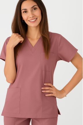 K-Flex  Likralı Gül Kurusu Takım 