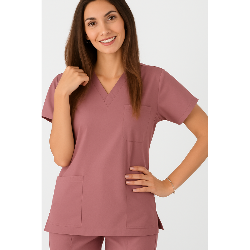 K-Flex  Likralı Gül Kurusu Takım 