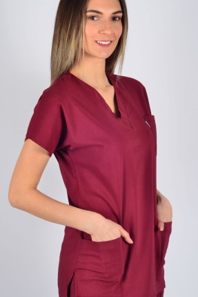 K-Flex  Likralı Bordo Takım 