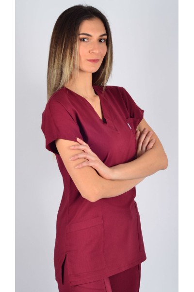 K-Flex  Likralı Bordo Takım 