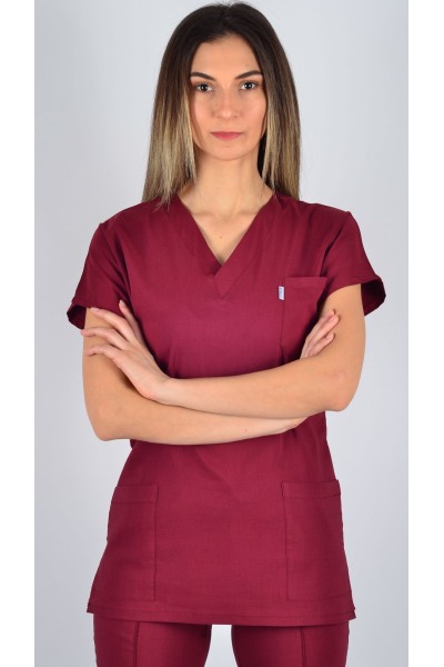 K-Flex  Likralı Bordo Takım 