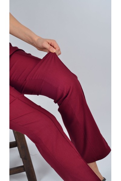 K-Flex  Likralı Bordo Takım 