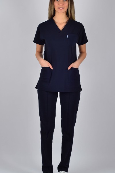 K-Flex  Likralı Lacivert Takım 