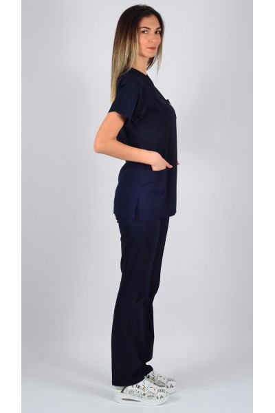 K-Flex  Likralı Lacivert Takım 