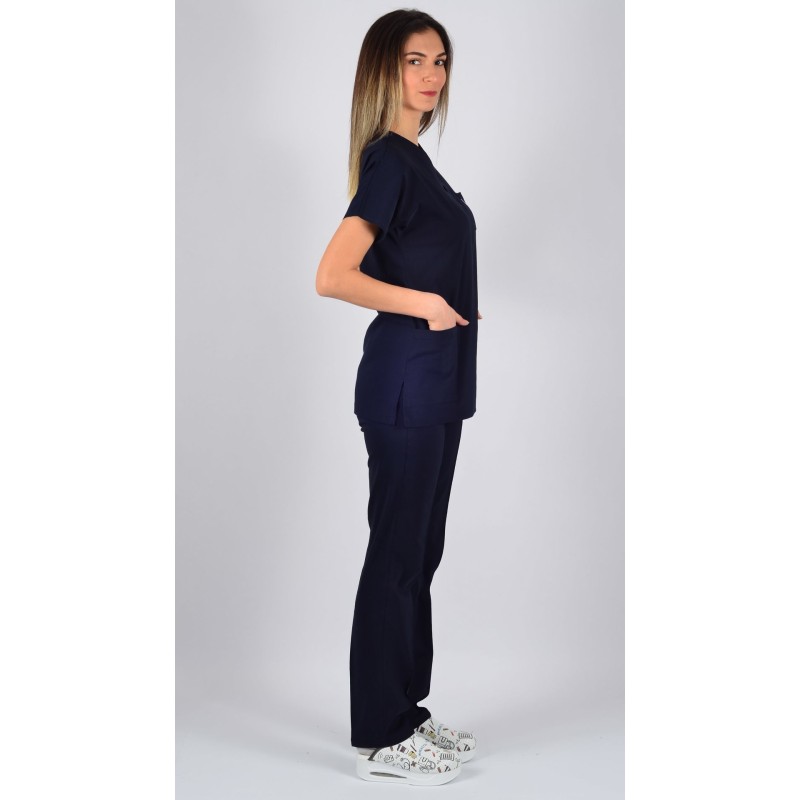 K-Flex  Likralı Lacivert Takım 