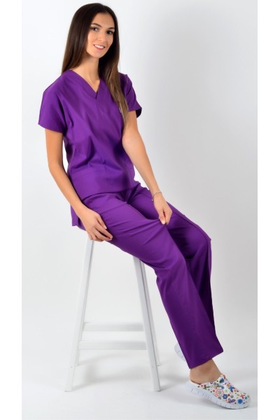 K-Flex  Likralı Mor Takım 