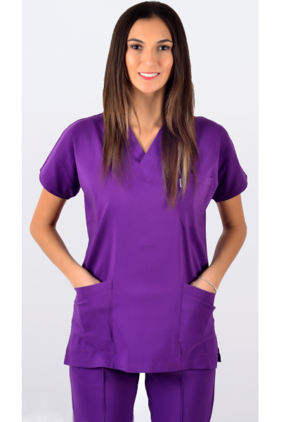 K-Flex  Likralı Mor Takım 