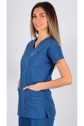 K-Flex  Likralı Petrol Mavisi Takım 