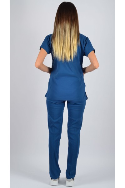 K-Flex  Likralı Petrol Mavisi Takım 