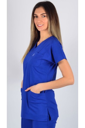 K-Flex  Likralı Sax Mavisi Takım 