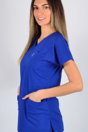 K-Flex  Likralı Sax Mavisi Takım 