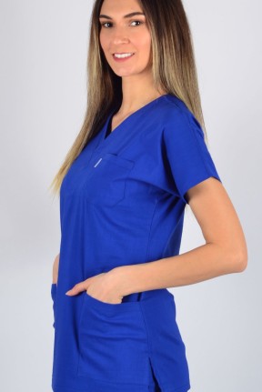 K-Flex  Likralı Sax Mavisi Takım 