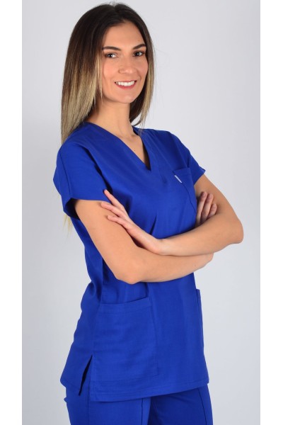 K-Flex  Likralı Sax Mavisi Takım 