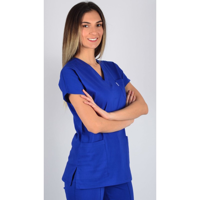 K-Flex  Likralı Sax Mavisi Takım 