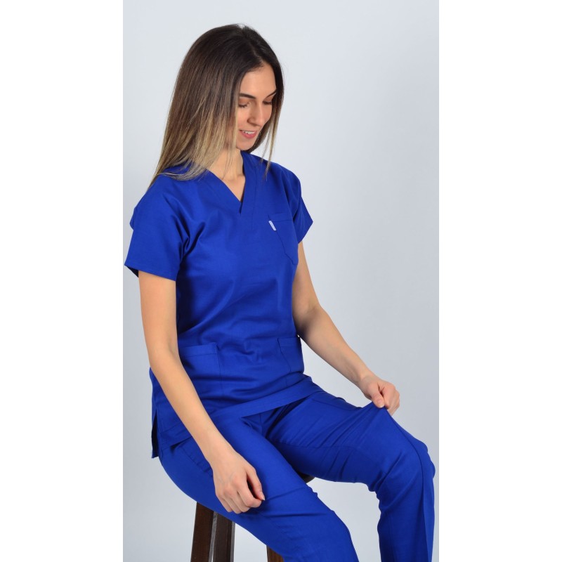 K-Flex  Likralı Sax Mavisi Takım 