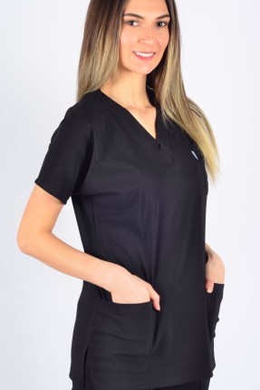 K-Flex  Likralı Siyah Takım 