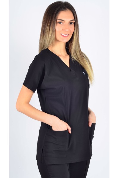 K-Flex  Likralı Siyah Takım 