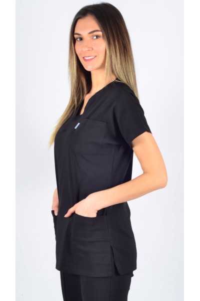 K-Flex  Likralı Siyah Takım 