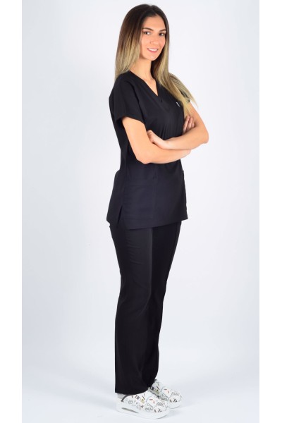 K-Flex  Likralı Siyah Takım 