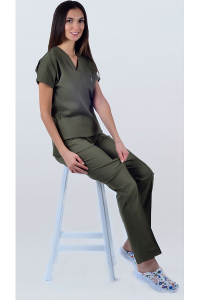 K-Flex  Likralı Yağ Yeşili Takım 