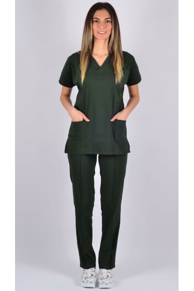 K-Flex  Likralı Avcı Yeşili Takım 