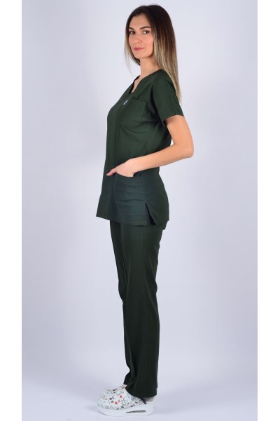 K-Flex  Likralı Avcı Yeşili Takım 