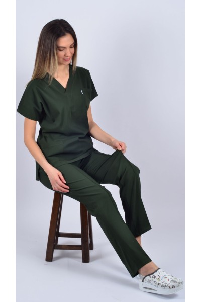 K-Flex  Likralı Avcı Yeşili Takım 