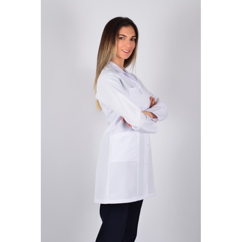 Uzun Kol Gömlek Yaka Ara Boy Önlük