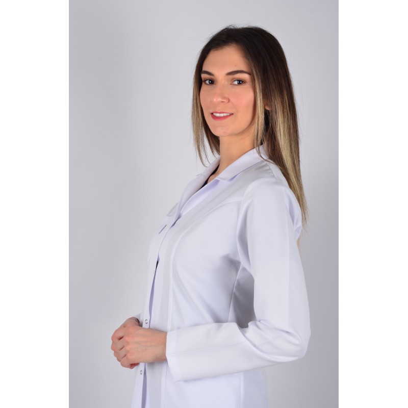 Uzun Kol Gömlek Yaka Ara Boy Önlük