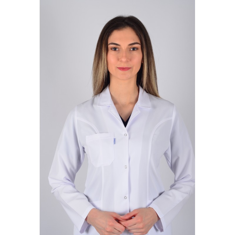 Uzun Kol Gömlek Yaka Ara Boy Önlük