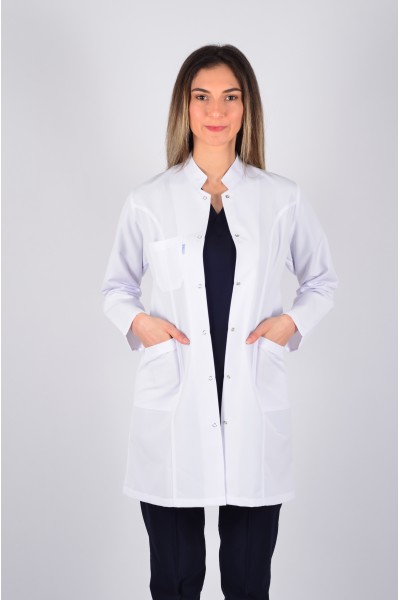 Uzun Kol Hakim Yaka Ara Boy Önlük