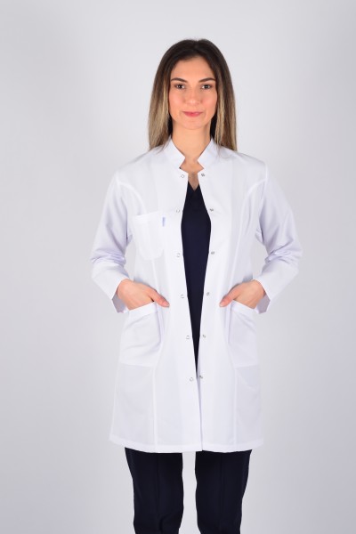 Uzun Kol Hakim Yaka Ara Boy Önlük