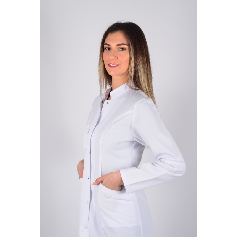 Uzun Kol Hakim Yaka Ara Boy Önlük