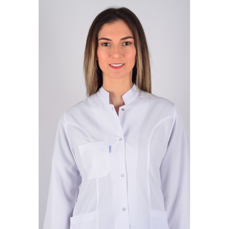 Uzun Kol Hakim Yaka Ara Boy Önlük