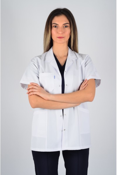 Kısa Kol Gömlek Yaka Kısa Önlük