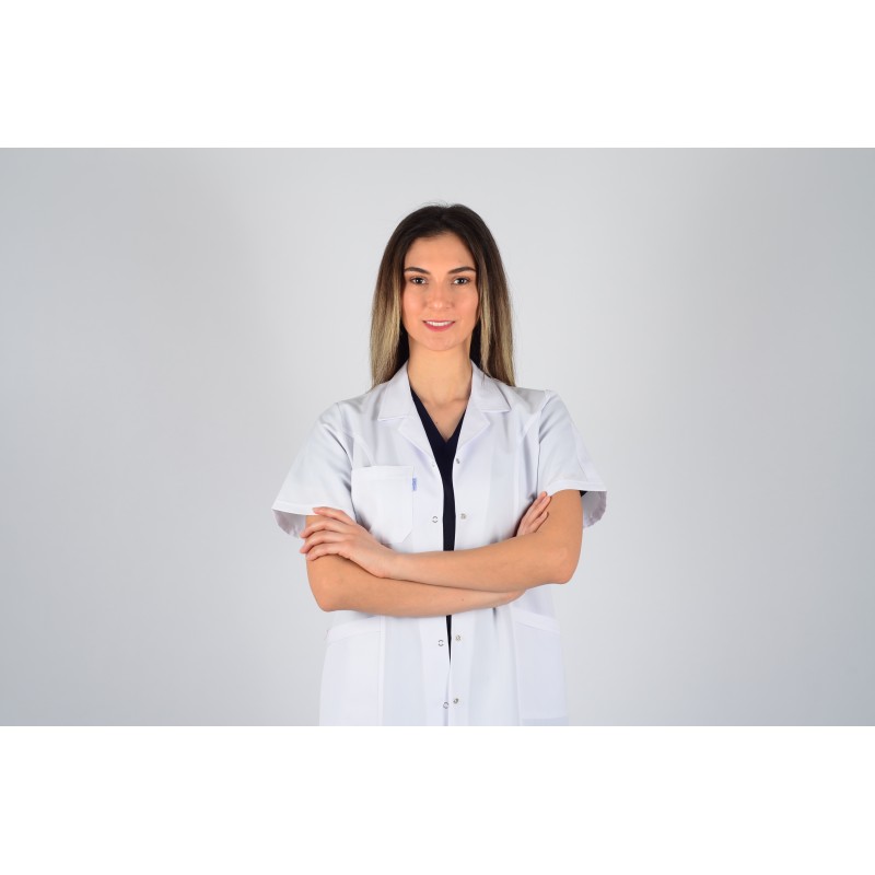 Kısa Kol Gömlek Yaka Kısa Önlük