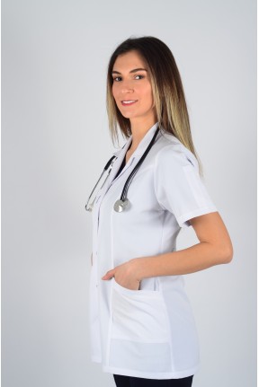 Kısa Kol Gömlek Yaka Kısa Önlük