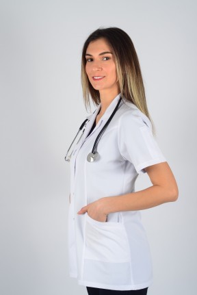 Kısa Kol Gömlek Yaka Kısa Önlük