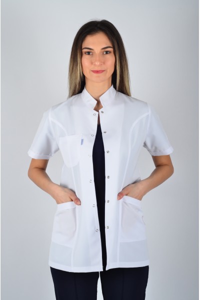 Kısa Kol Hakim Yaka Kısa Önlük