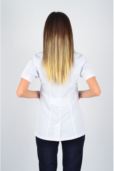 Kısa Kol Hakim Yaka Kısa Önlük