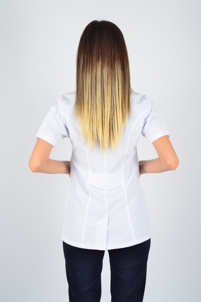 Kısa Kol Hakim Yaka Kısa Önlük