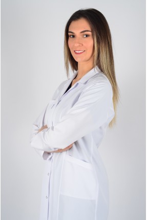 Uzun Kol Ceket Yaka Maxi Boy Önlük