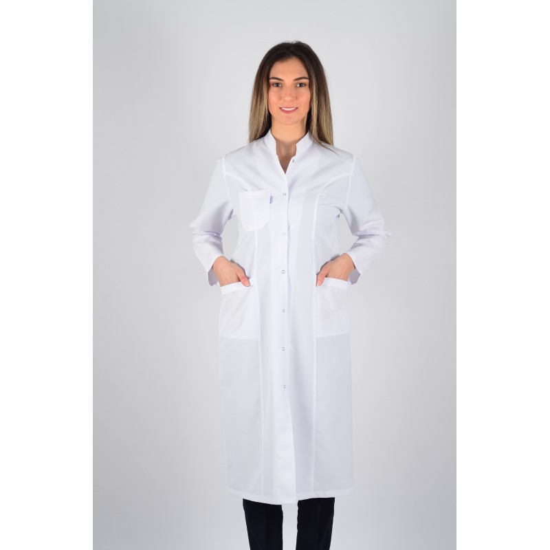 Uzun Kol Hakim Yaka Maxi Boy Önlük