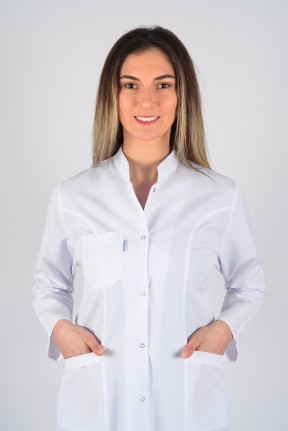 Uzun Kol Hakim Yaka Maxi Boy Önlük